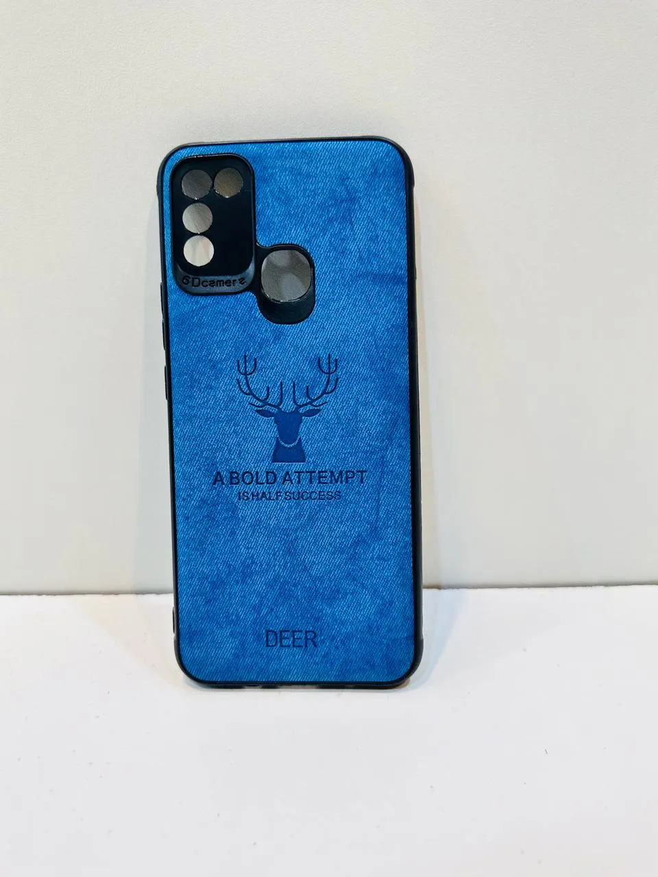 Infinix Hot 9 Play Hybrid Soft TPU Deer Pattern Leather Shockproof Case Cover Infinix Hot 9 Play Back Cover 2