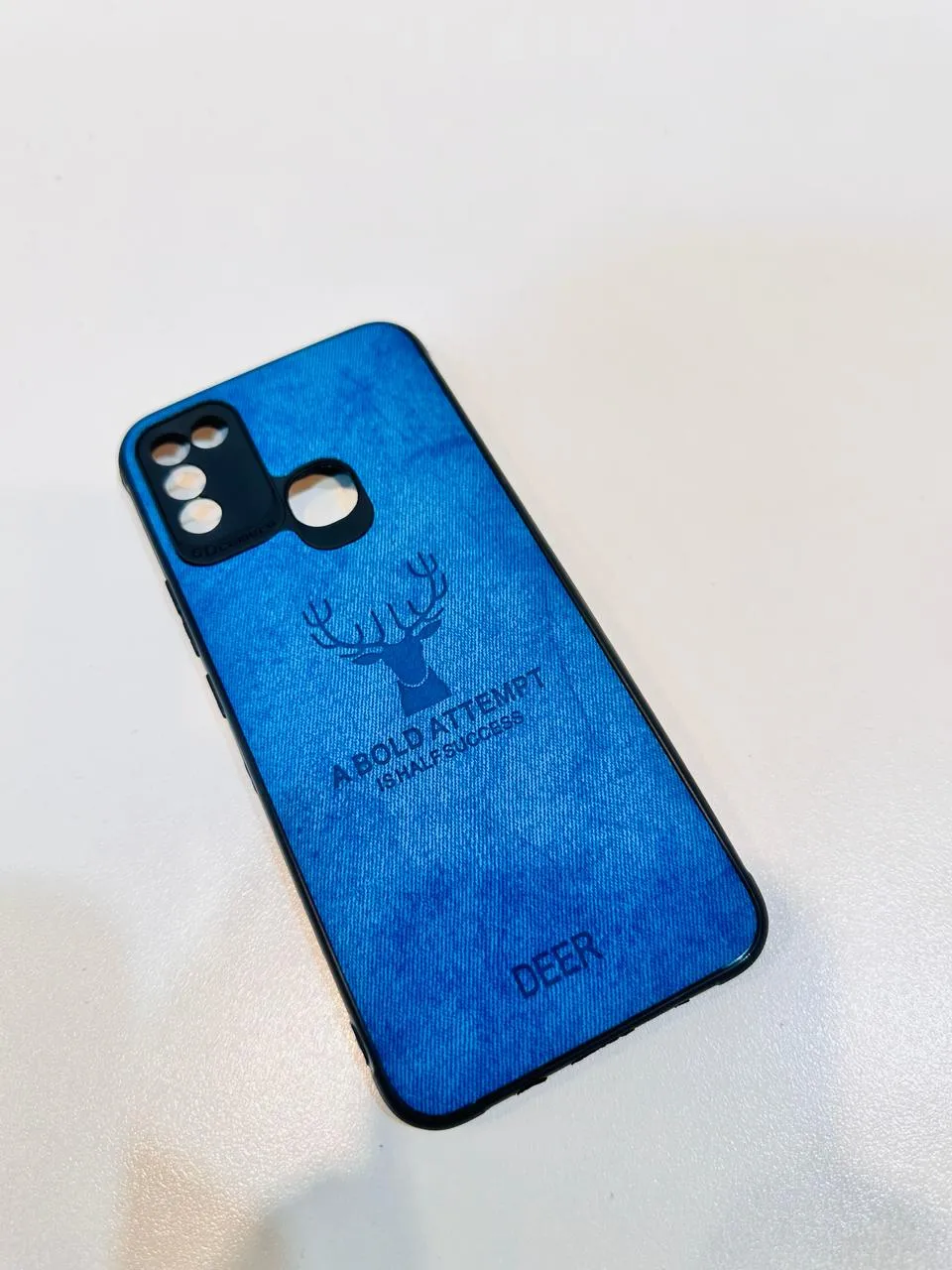 Infinix Hot 9 Play Hybrid Soft TPU Deer Pattern Leather Shockproof Case Cover Infinix Hot 9 Play Back Cover 3