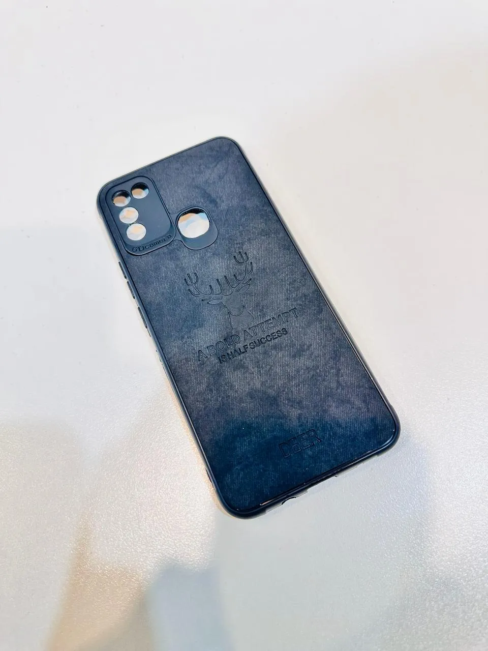 Infinix Hot 9 Play Hybrid Soft TPU Deer Pattern Leather Shockproof Case Cover Infinix Hot 9 Play Back Cover 7