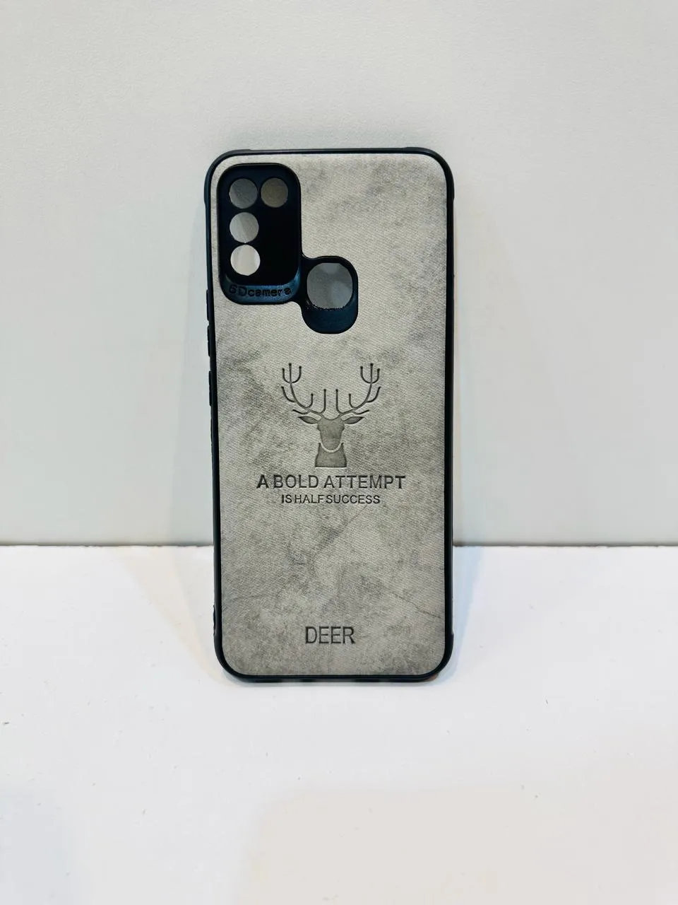 Infinix Hot 9 Play Hybrid Soft TPU Deer Pattern Leather Shockproof Case Cover Infinix Hot 9 Play Back Cover 8