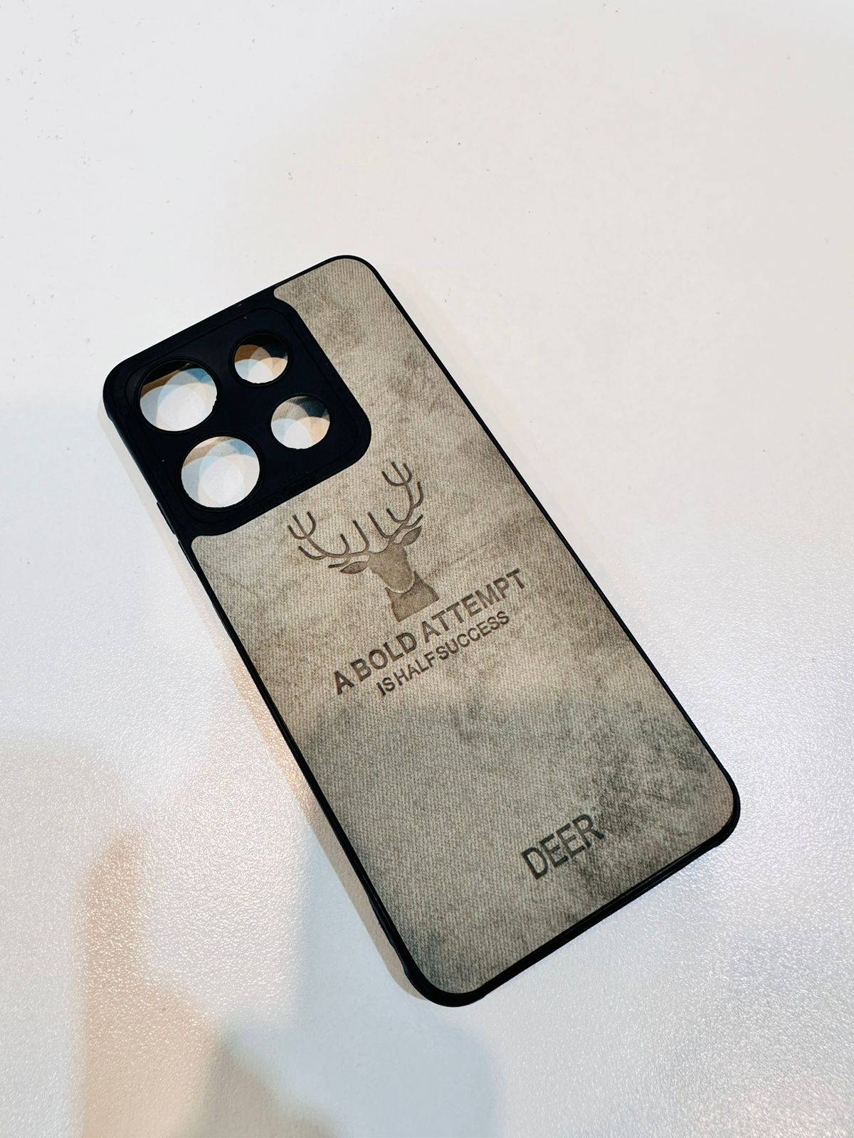 Lahore Mobile Pouch For Infinix Smart 7 / Smart 7HD Hybrid Soft TPU Deer Pattern Leather Shockproof Case Cover - Infinix Smart 7 / Smart 7HD Back Cover 6