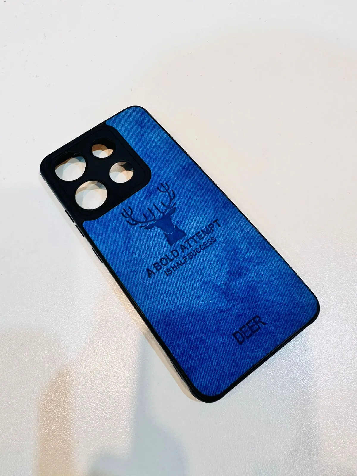 Infinix Smart 7 / Smart 7HD Hybrid Soft TPU Deer Pattern Leather Shockproof Case Cover Infinix Smart 7 / Smart 7HD Back Cover 6