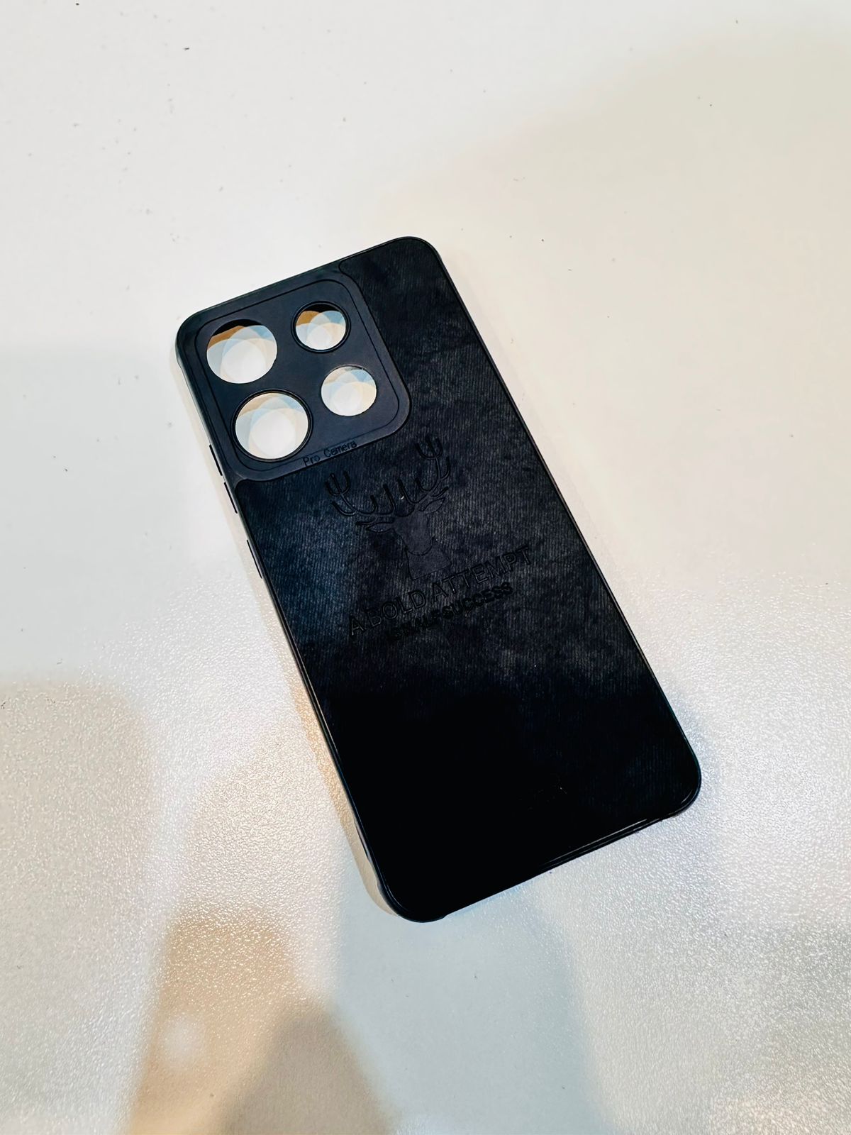 Lahore Mobile Pouch For Infinix Smart 7 / Smart 7HD Hybrid Soft TPU Deer Pattern Leather Shockproof Case Cover - Infinix Smart 7 / Smart 7HD Back Cover 7