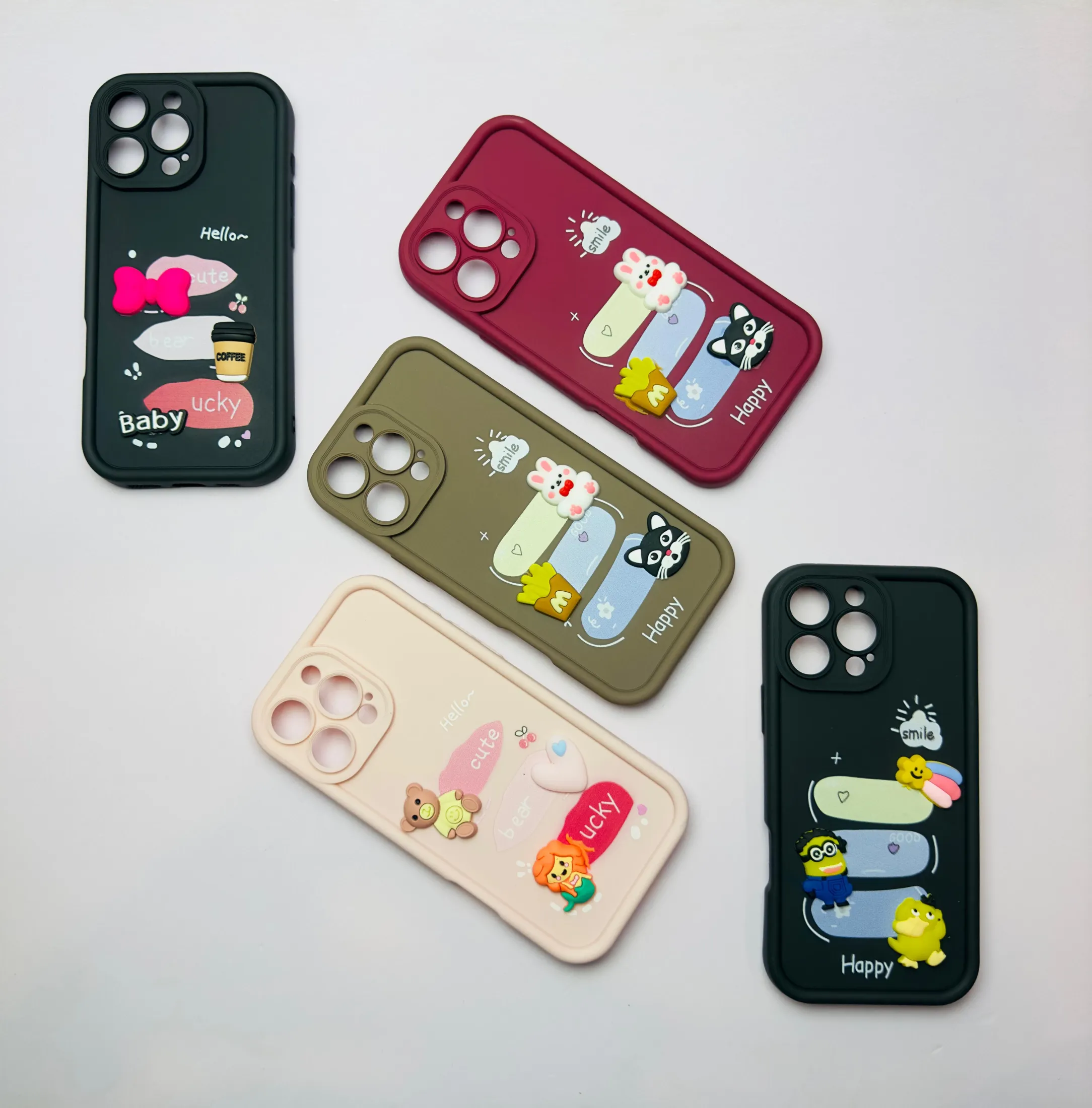 Lahore Mobile Pouch for Iphone 16 Pro Girls Back Cover - Luxury Back Cover - Creative Lovely 3D Doll -Iphone 16 Pro Dolls Case