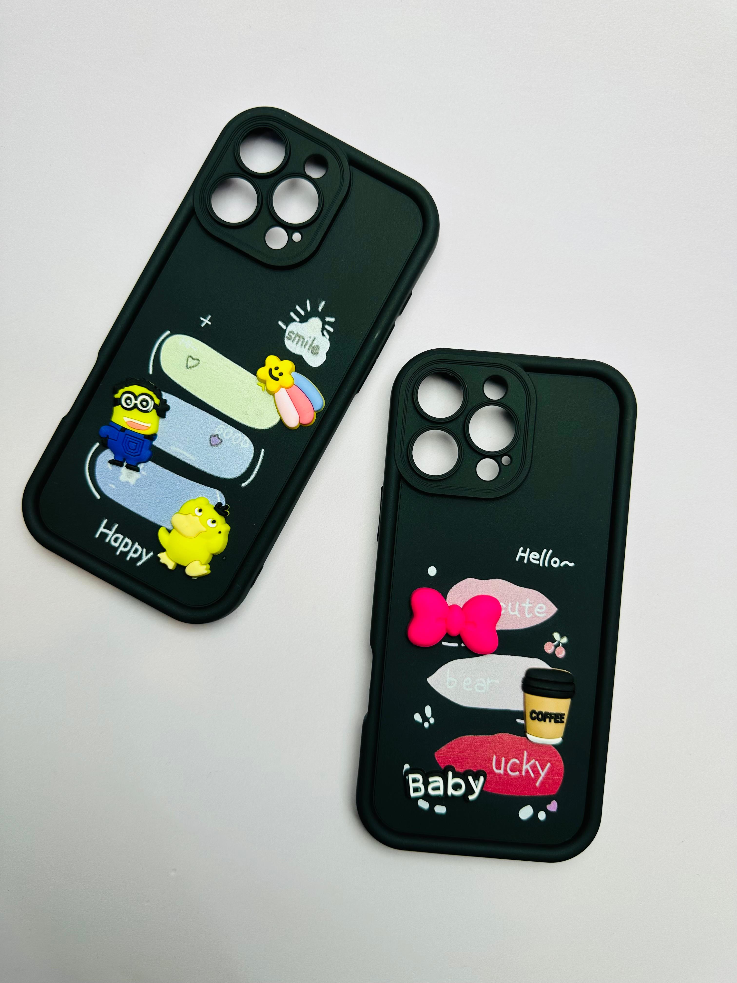 Lahore Mobile Pouch for Iphone 16 Pro Girls Back Cover - Luxury Back Cover - Creative Lovely 3D Doll -Iphone 16 Pro Dolls Case 6