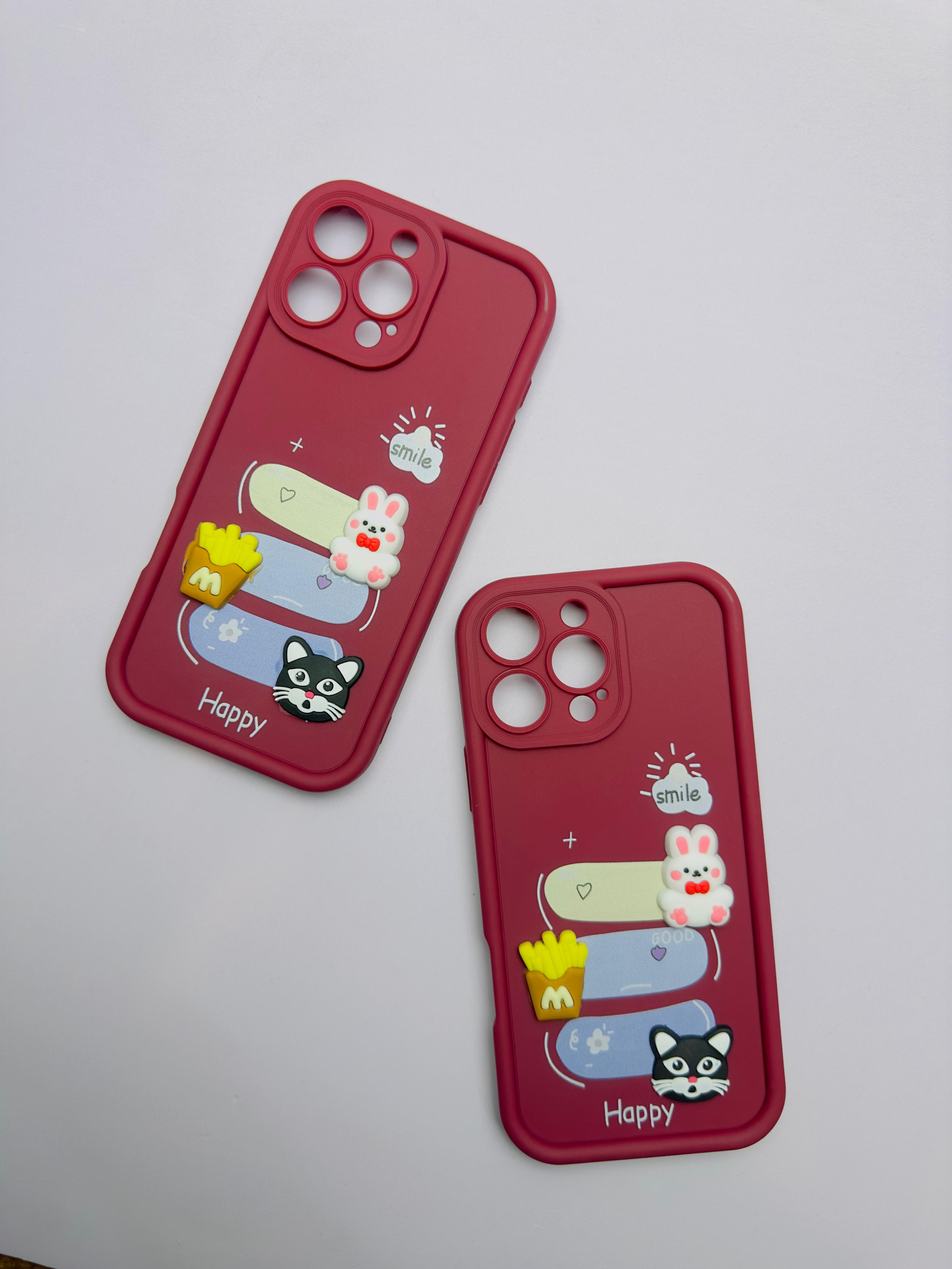 Lahore Mobile Pouch for Iphone 16 Pro Max Girls Back Cover - Luxury Back Cover - Creative Lovely 3D Doll -Iphone 16 Pro Max Dolls Case 2