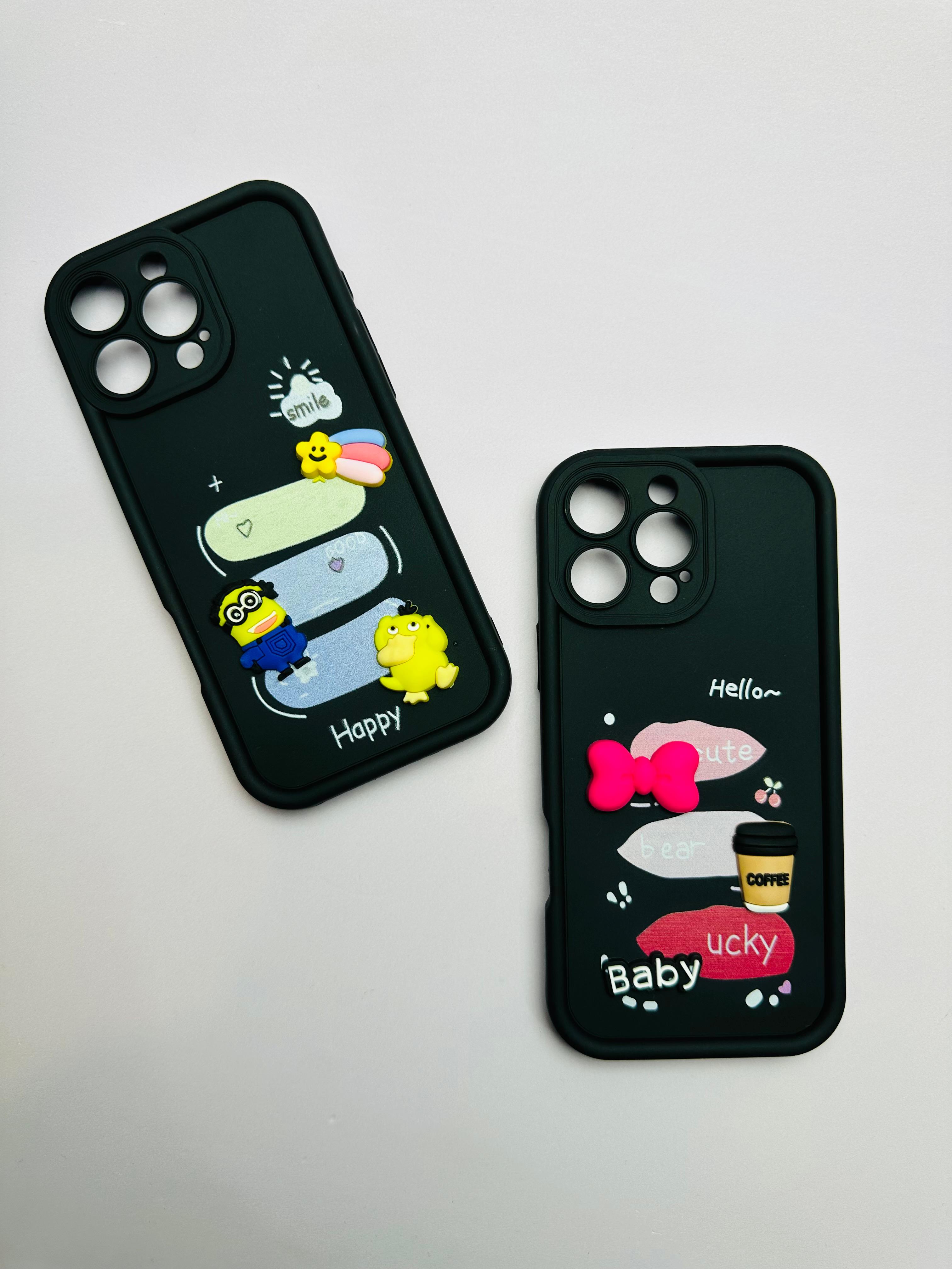 Lahore Mobile Pouch for Iphone 16 Pro Max Girls Back Cover - Luxury Back Cover - Creative Lovely 3D Doll -Iphone 16 Pro Max Dolls Case 3