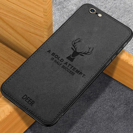 Lahore Mobile Pouch For iphone 6 Hybrid Soft TPU Deer Pattern Leather Shockproof Case Cover - iphone 6 Back Cover