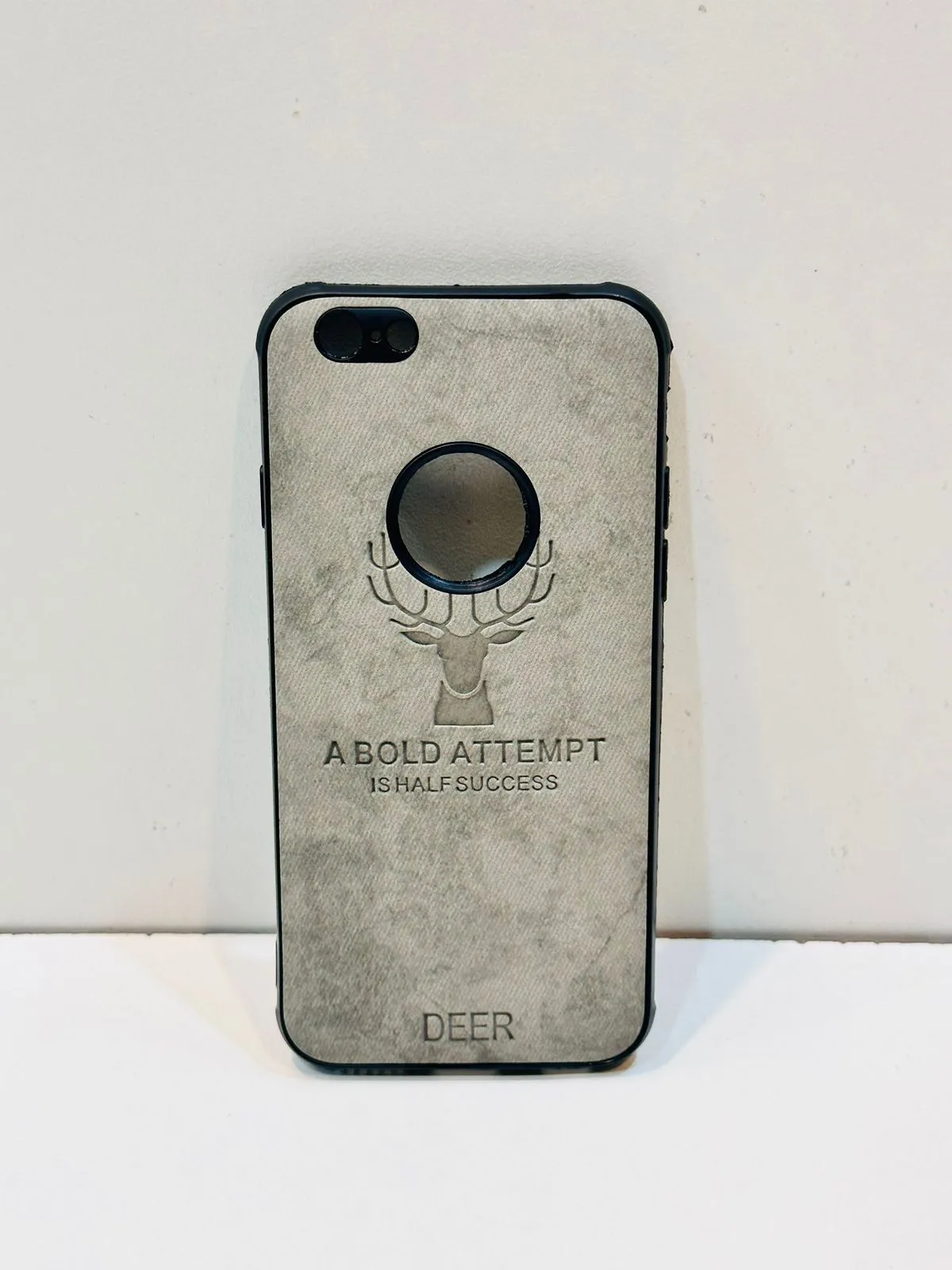 Iphone 6 Hybrid Soft TPU Deer Pattern Leather Shockproof Case Cover iphone 6 Back Cover 5