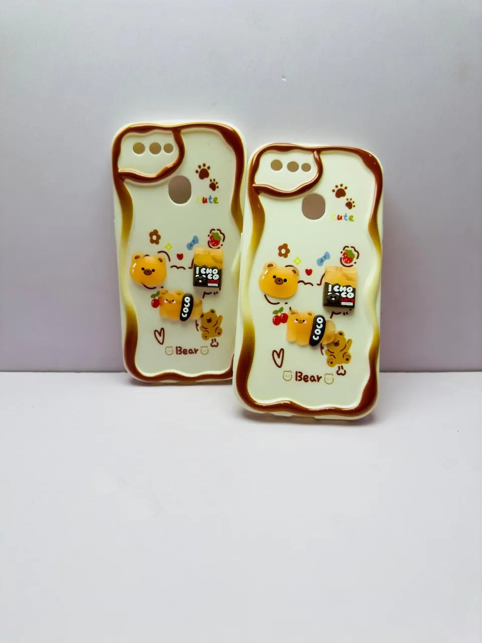 OPPO A5S / A7 / A12 / A12S Back Cover Colorful Wavy Phone Cases Luxury Back Cover Creative Lovely 3D Doll -Girls Back Cover 2