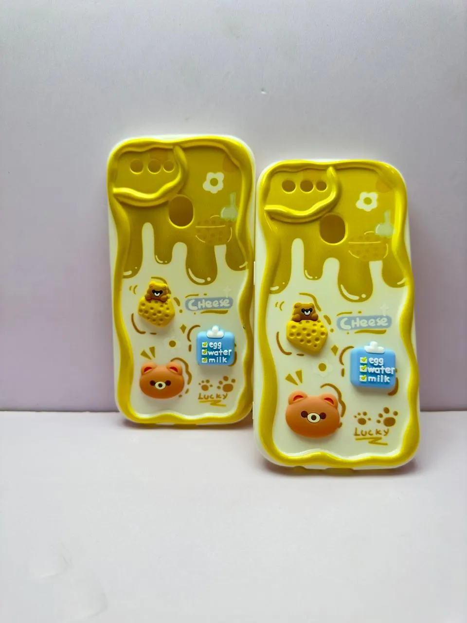 OPPO A5S / A7 / A12 / A12S Back Cover Colorful Wavy Phone Cases Luxury Back Cover Creative Lovely 3D Doll -Girls Back Cover 5