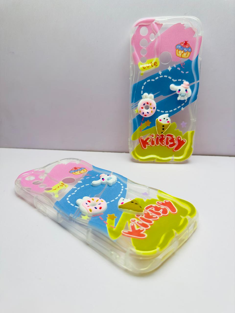 Lahore Mobile Pouch for Realme 5 / 5i / 5s / 5 Pro / 6i / 6 / 6 Pro Back Cover Colorful Wavy Phone Cases - Luxury Back Cover - Creative Lovely 3D Doll -Girls Back Cover 6