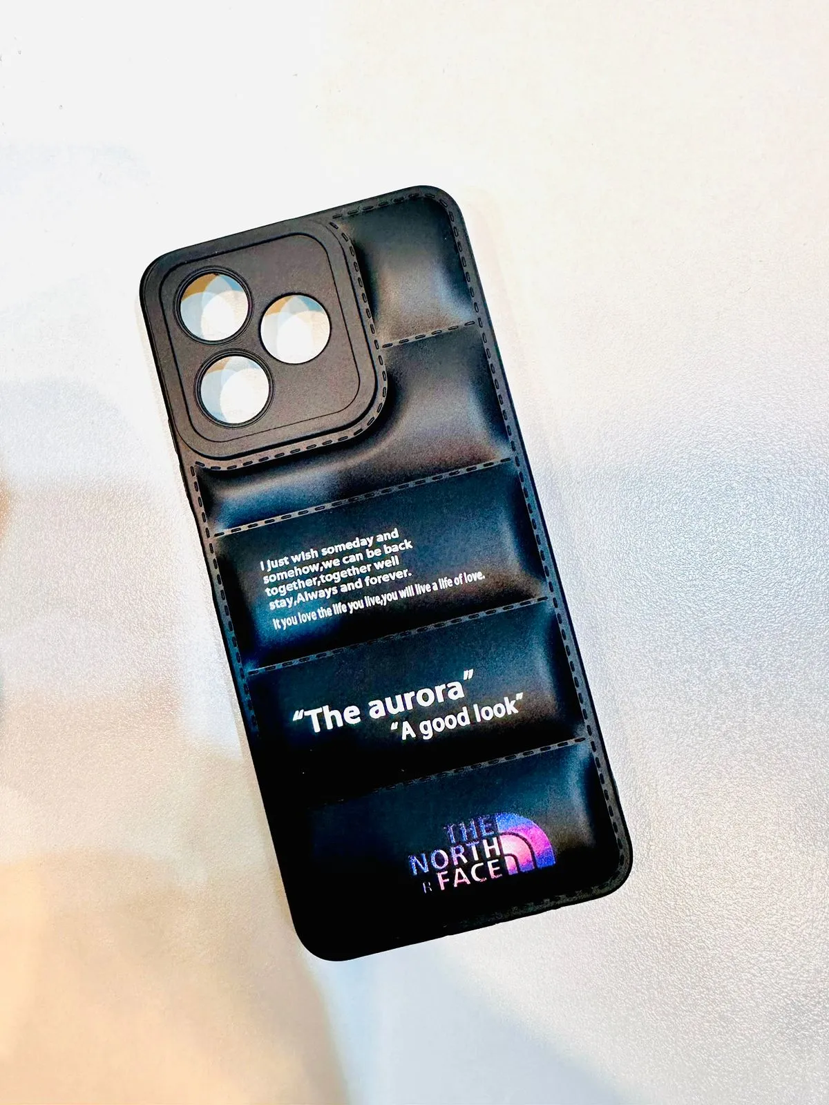 Realme C53 Back Covers Premium Soft Silicon Puffer Case New Elegant Designs 6