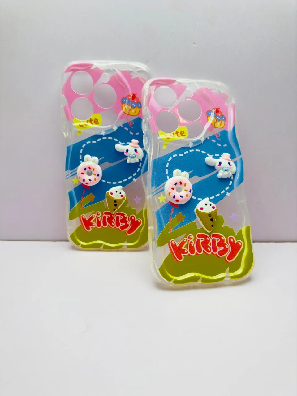 Realme C61 Back Cover Colorful Wavy Phone Cases Luxury Back Cover Creative Lovely 3D Doll -Girls Back Cover 6