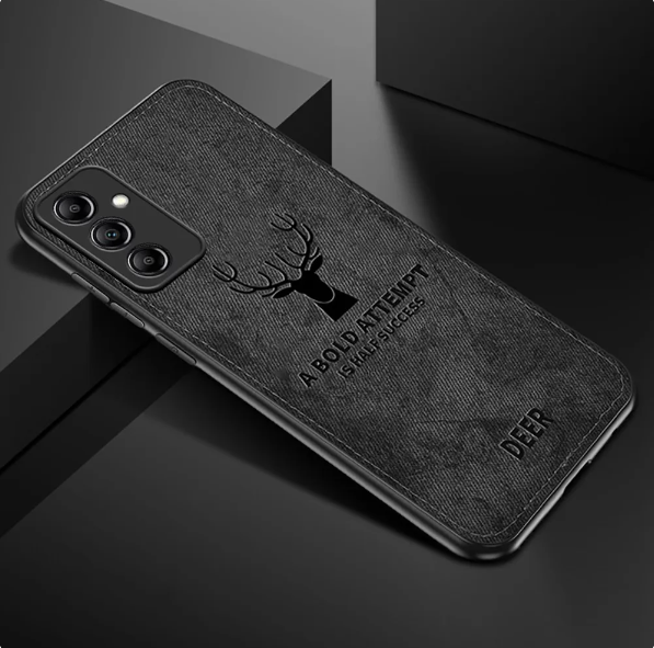 Lahore Mobile Pouch For Samsung A04S Hybrid Soft TPU Deer Pattern Leather Shockproof Case Cover - Samsung A04S Back Cover 2