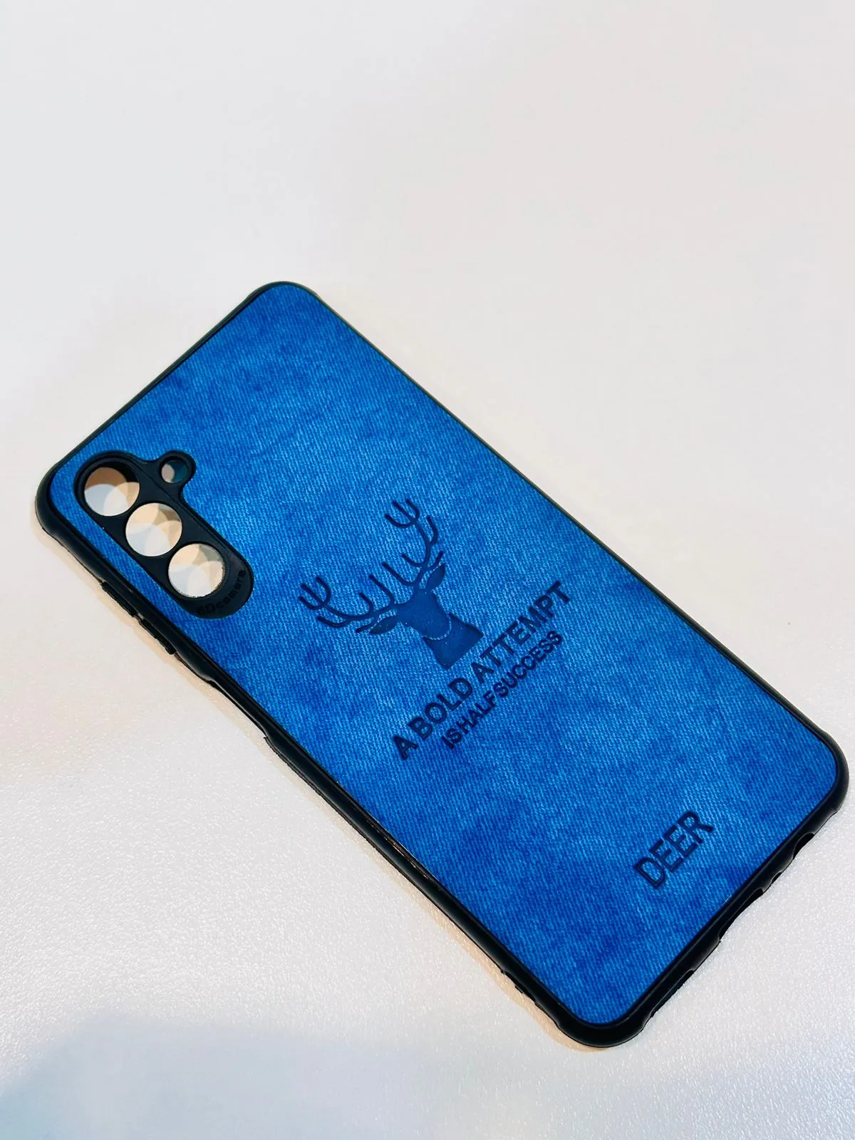 Samsung A04S Hybrid Soft TPU Deer Pattern Leather Shockproof Case Cover Samsung A04S Back Cover 3