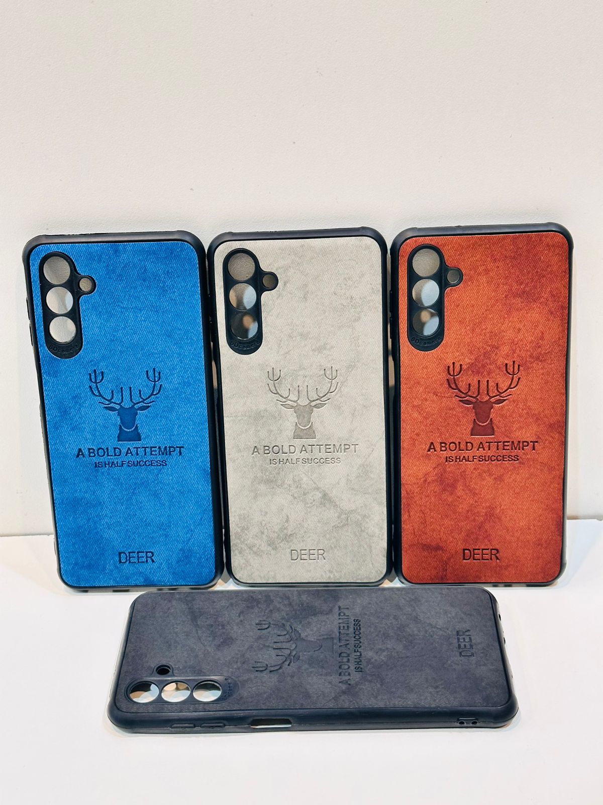 Lahore Mobile Pouch For Samsung A04S Hybrid Soft TPU Deer Pattern Leather Shockproof Case Cover - Samsung A04S Back Cover 4