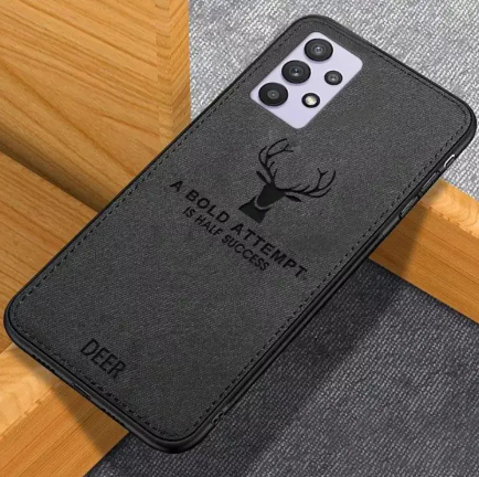 Lahore Mobile Pouch For Samsung A13 Hybrid Soft TPU Deer Pattern Leather Shockproof Case Cover - Samsung A13 Back Cover 2