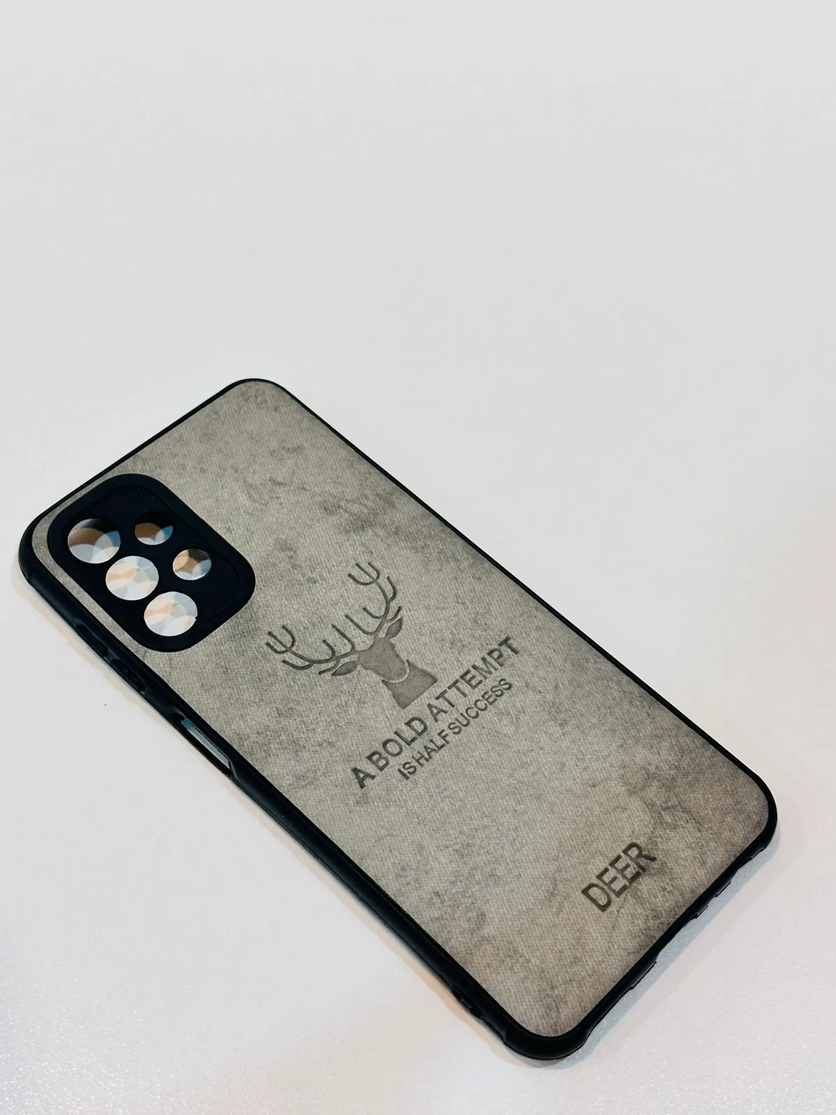 Samsung A13 Hybrid Soft TPU Deer Pattern Leather Shockproof Case Cover Samsung A13 Back Cover 3