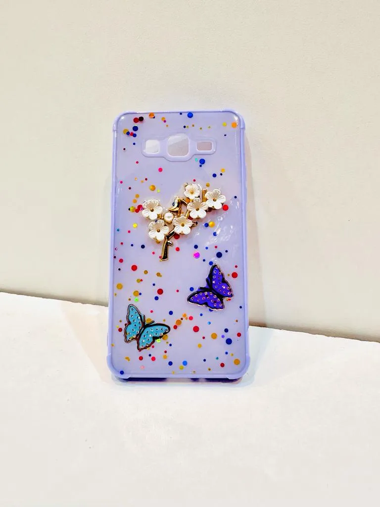 Samsung Grand Prime /Grand Prime plus (G530) Back Cover Girls Back Cover Fancy Flower Butterfly Covers- Samsung Grand Prime /Grand Prime plus (G530) Back Case 2