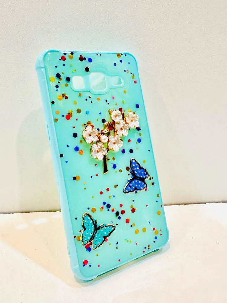 Samsung Grand Prime /Grand Prime plus (G530) Back Cover Girls Back Cover Fancy Flower Butterfly Covers- Samsung Grand Prime /Grand Prime plus (G530) Back Case 11