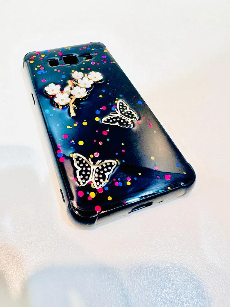 Samsung Grand Prime /Grand Prime plus (G530) Back Cover Girls Back Cover Fancy Flower Butterfly Covers- Samsung Grand Prime /Grand Prime plus (G530) Back Case 9