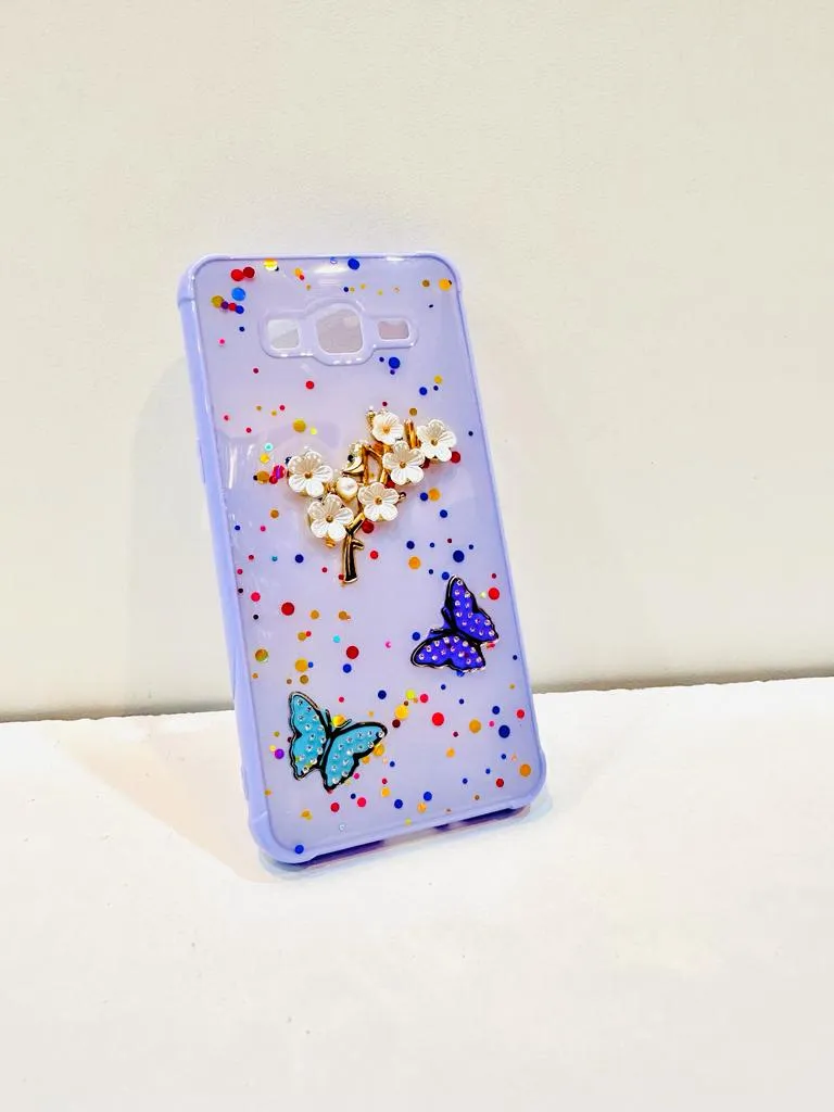 Samsung Grand Prime /Grand Prime plus (G530) Back Cover Girls Back Cover Fancy Flower Butterfly Covers- Samsung Grand Prime /Grand Prime plus (G530) Back Case 10