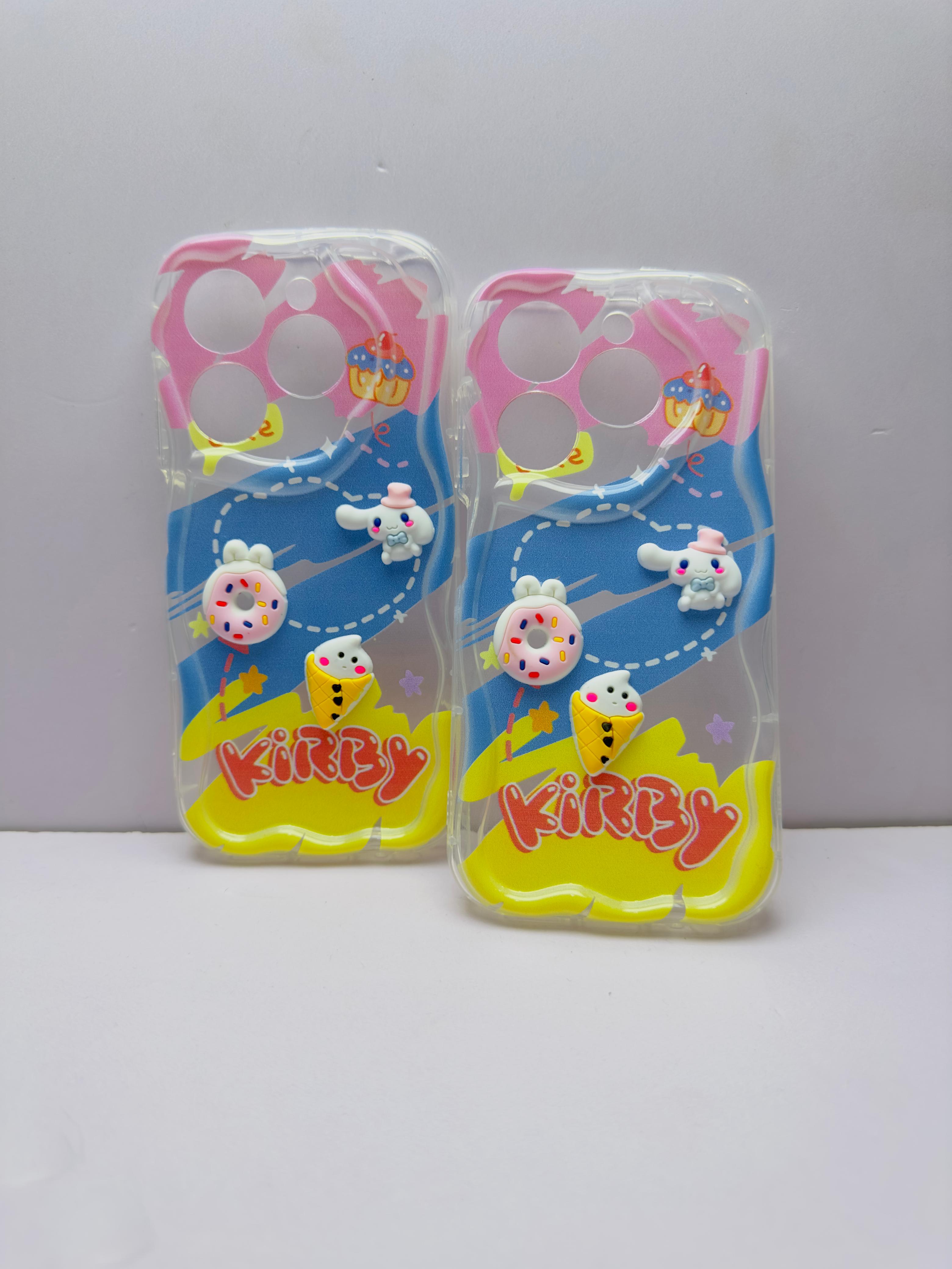 Lahore Mobile Pouch for Tecno Spark Go 2024 Back Cover Colorful Wavy Phone Cases - Luxury Back Cover - Creative Lovely 3D Doll -Girls Back Cover 2