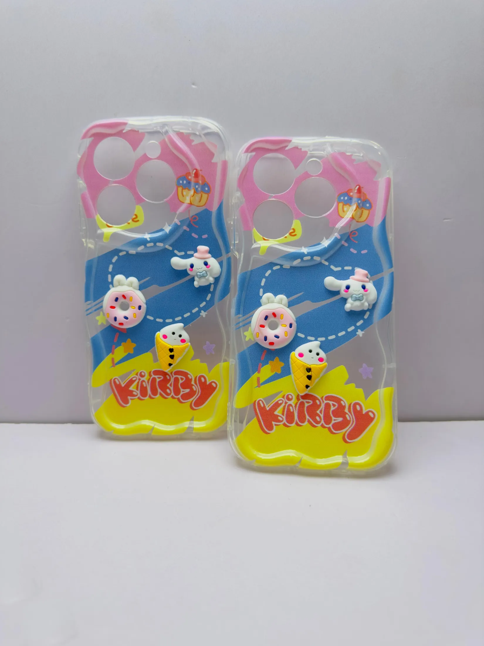 Tecno Spark Go 2024 Back Cover Colorful Wavy Phone Cases Luxury Back Cover Creative Lovely 3D Doll -Girls Back Cover 6