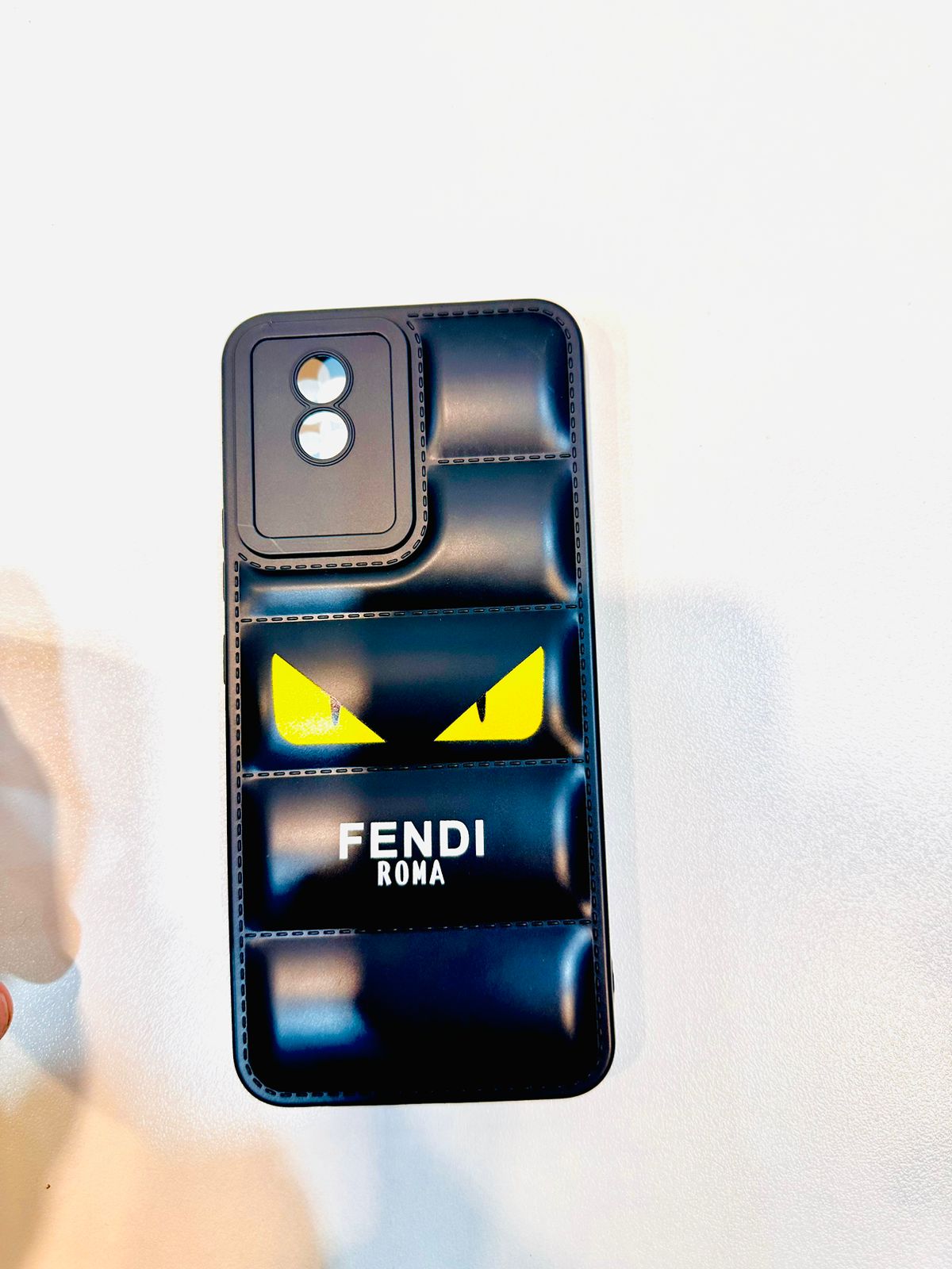 Lahore Mobile Pouch for Vivo Y02T Back Covers - Premium Soft Silicon Puffer Case - New Elegant Designs 4