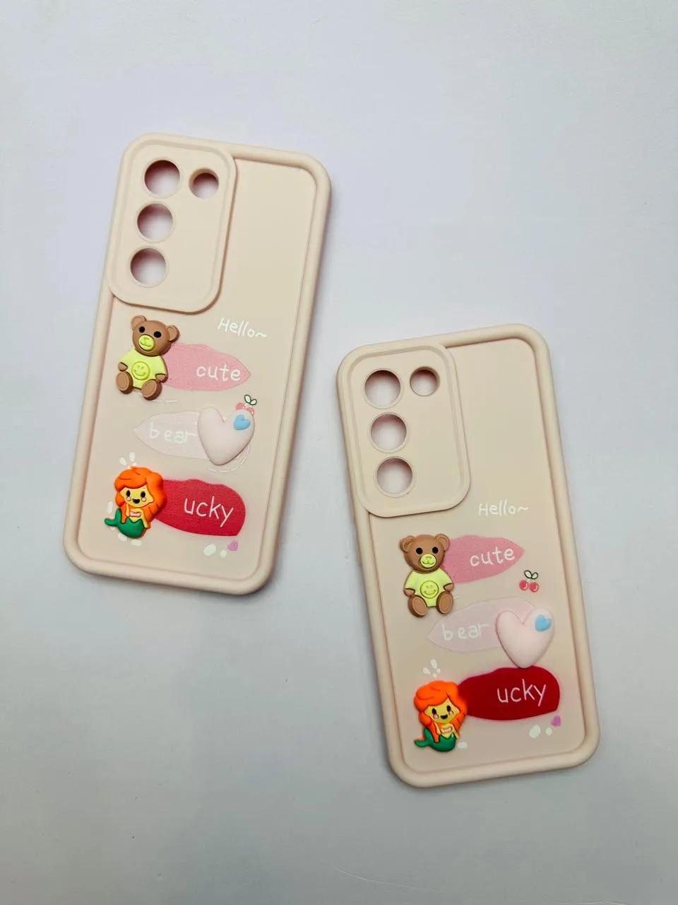 Vivo Y100 (4G) Girls Back Cover Luxury Back Cover Creative Lovely 3D Doll Vivo Y100 (4G) Dolls Case 7