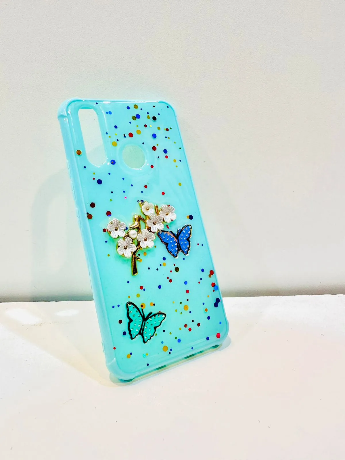 Vivo Y11 / Y12 / Y15 / Y17 Back Cover Girls Back Cover Fancy Flower Butterfly Covers-Vivo Y11 / Y12 / Y15 / Y17 Back Case 2
