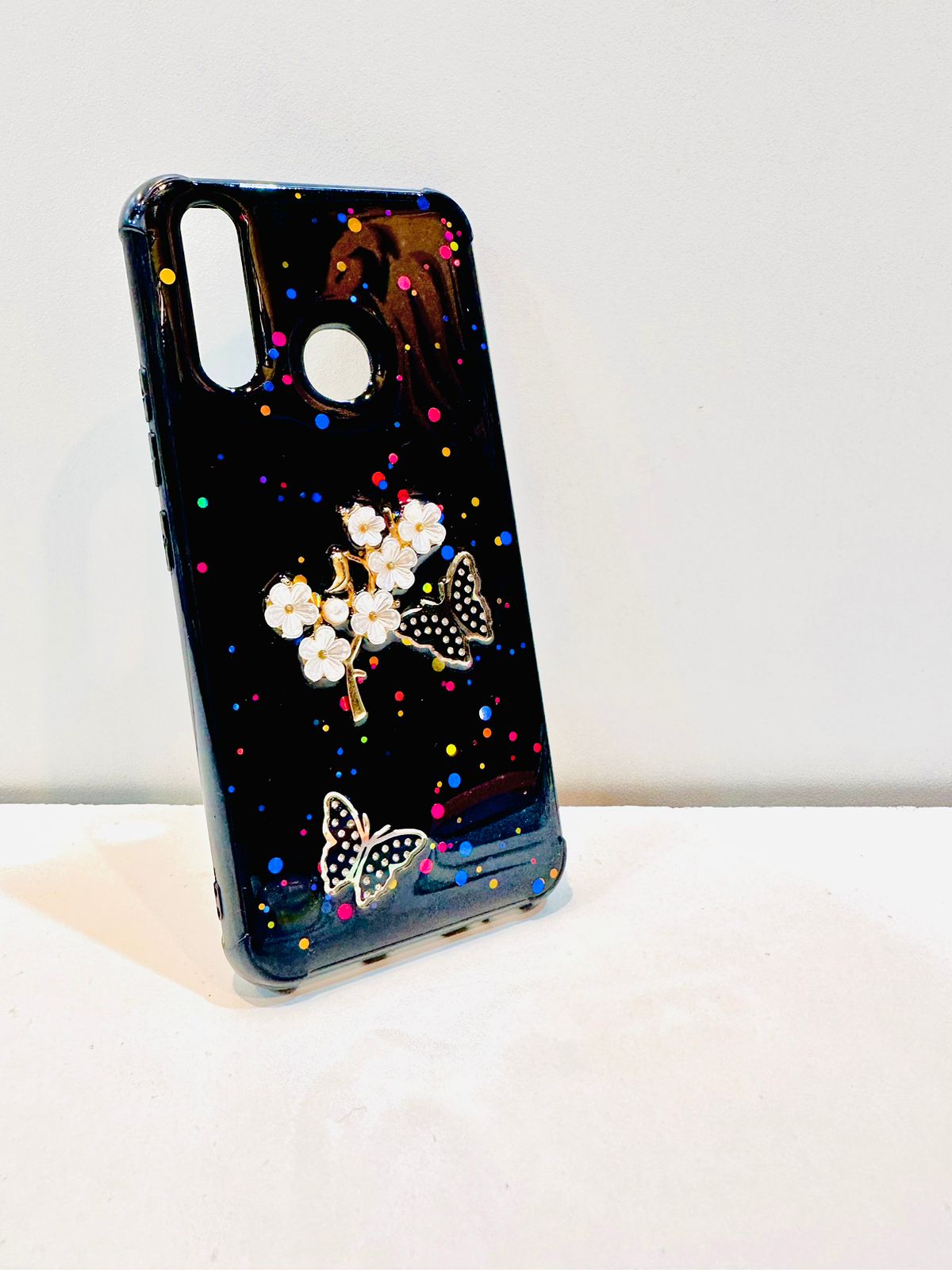 Lahore Mobile Pouch for Vivo Y11 / Y12 / Y15 / Y17 Back Cover Girls Back Cover - Fancy Flower Butterfly Covers-Vivo Y11 / Y12 / Y15 / Y17 Back Case 3