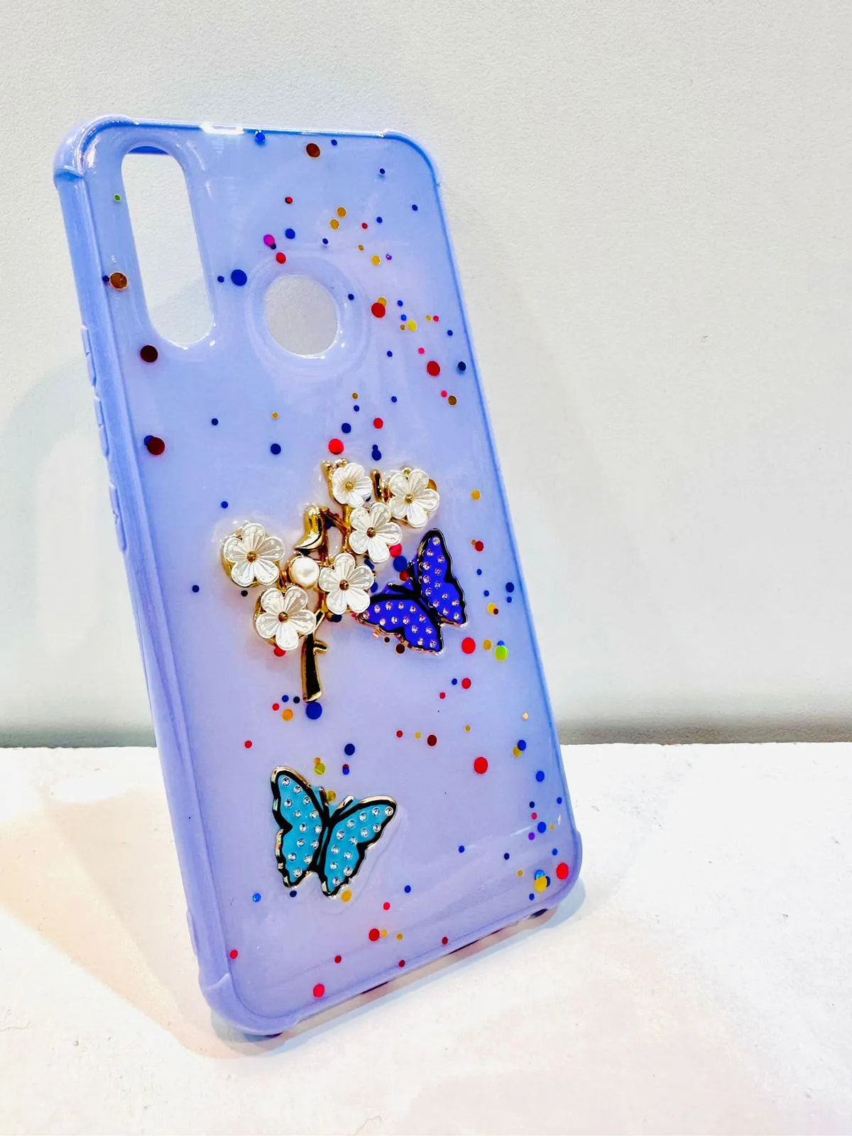 Vivo Y11 / Y12 / Y15 / Y17 Back Cover Girls Back Cover Fancy Flower Butterfly Covers-Vivo Y11 / Y12 / Y15 / Y17 Back Case 5