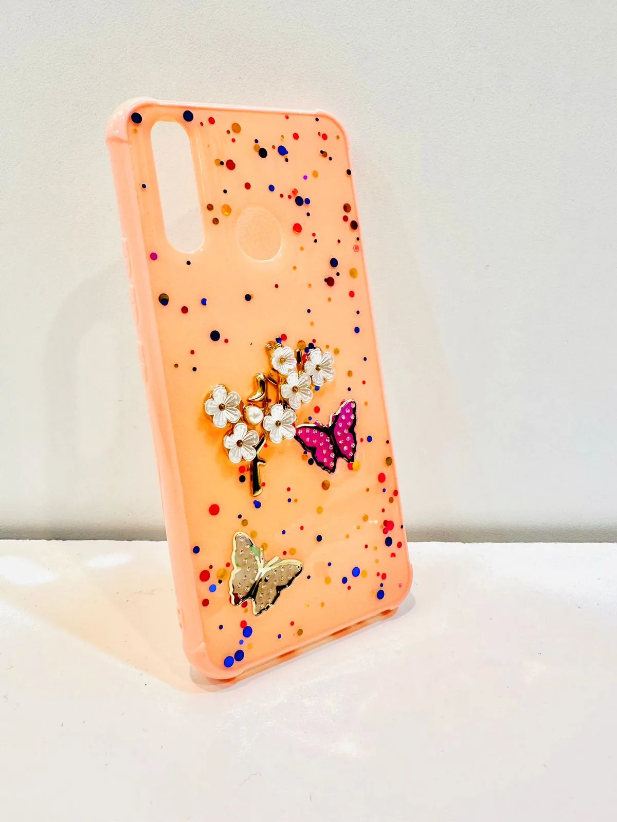 Vivo Y11 / Y12 / Y15 / Y17 Back Cover Girls Back Cover Fancy Flower Butterfly Covers-Vivo Y11 / Y12 / Y15 / Y17 Back Case 8