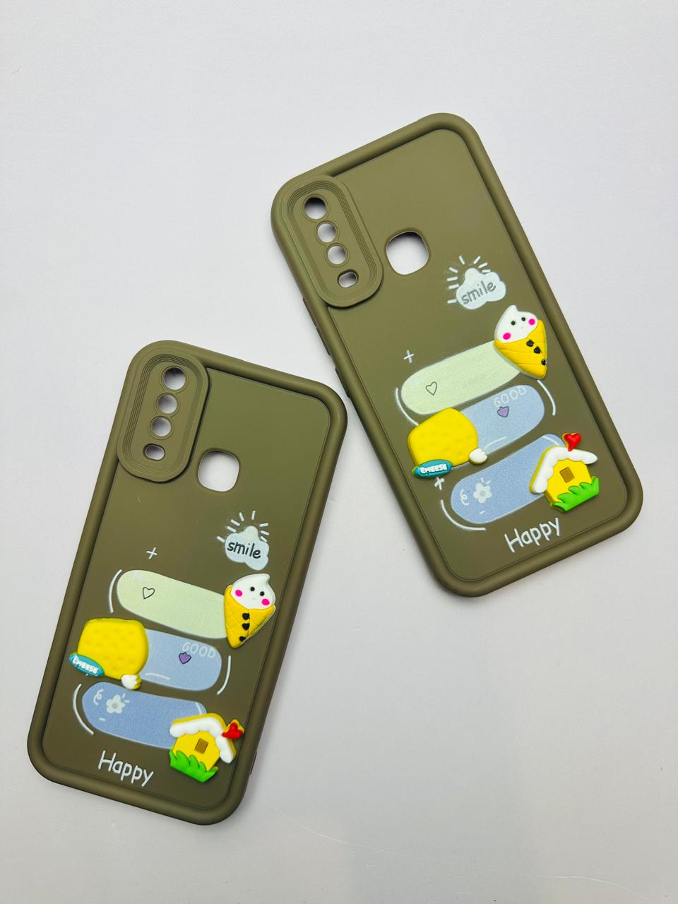 Lahore Mobile Pouch for Vivo Y11 | Y12 | Y15 | Y17 Girls Back Cover - Luxury Back Cover - Creative Lovely 3D Doll - Vivo Y11 | Y12 | Y15 | Y17 Dolls Case 3