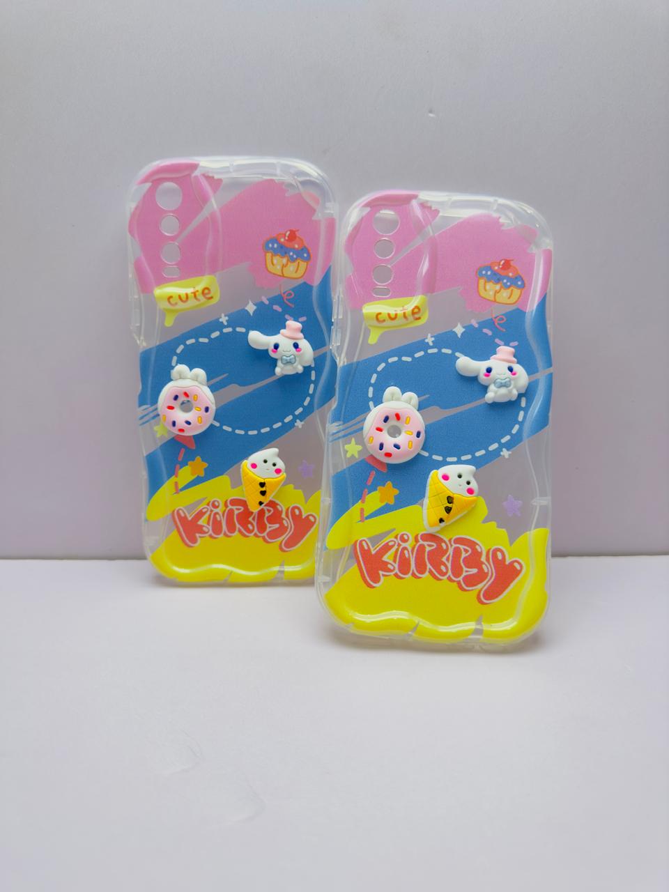 Lahore Mobile Pouch for Vivo Y20 / Y12S Y12A / Y20i Y20S Y20S Back Cover Colorful Wavy Phone Cases - Luxury Back Cover - Creative Lovely 3D Doll -Girls Back Cover 6