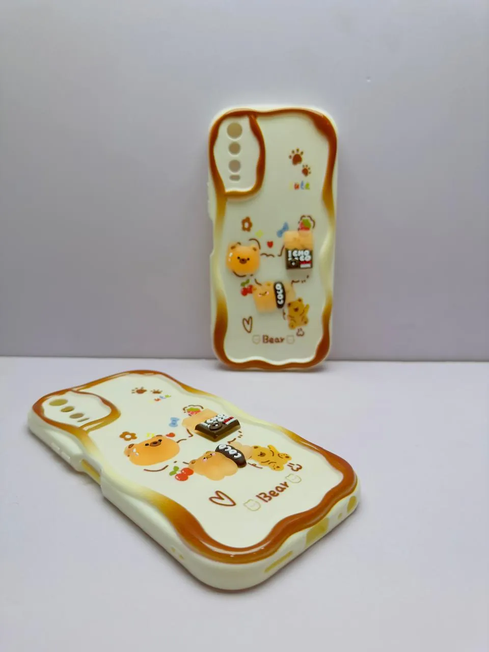 Vivo Y20 / Y12S Y12A / Y20i Y20S Y20S Back Cover Colorful Wavy Phone Cases Luxury Back Cover Creative Lovely 3D Doll -Girls Back Cover 10