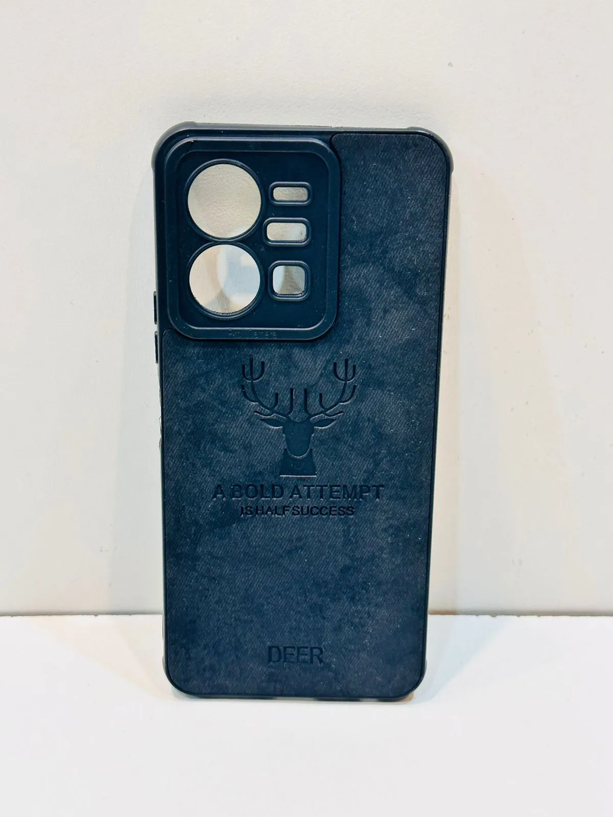 Vivo Y35 Hybrid Soft TPU Deer Pattern Leather Shockproof Case Cover Vivo Y35 Back Cover 5