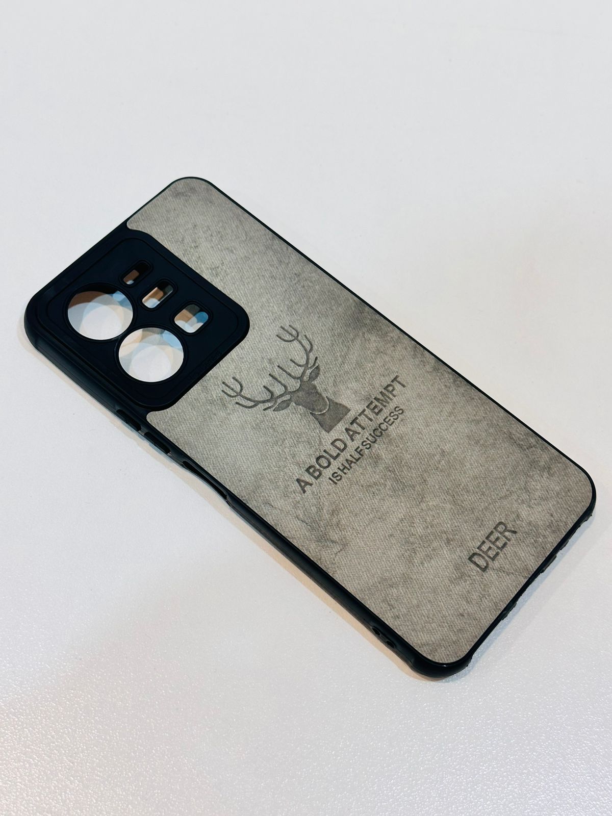 Lahore Mobile Pouch For Vivo Y35 Hybrid Soft TPU Deer Pattern Leather Shockproof Case Cover - Vivo Y35 Back Cover 6