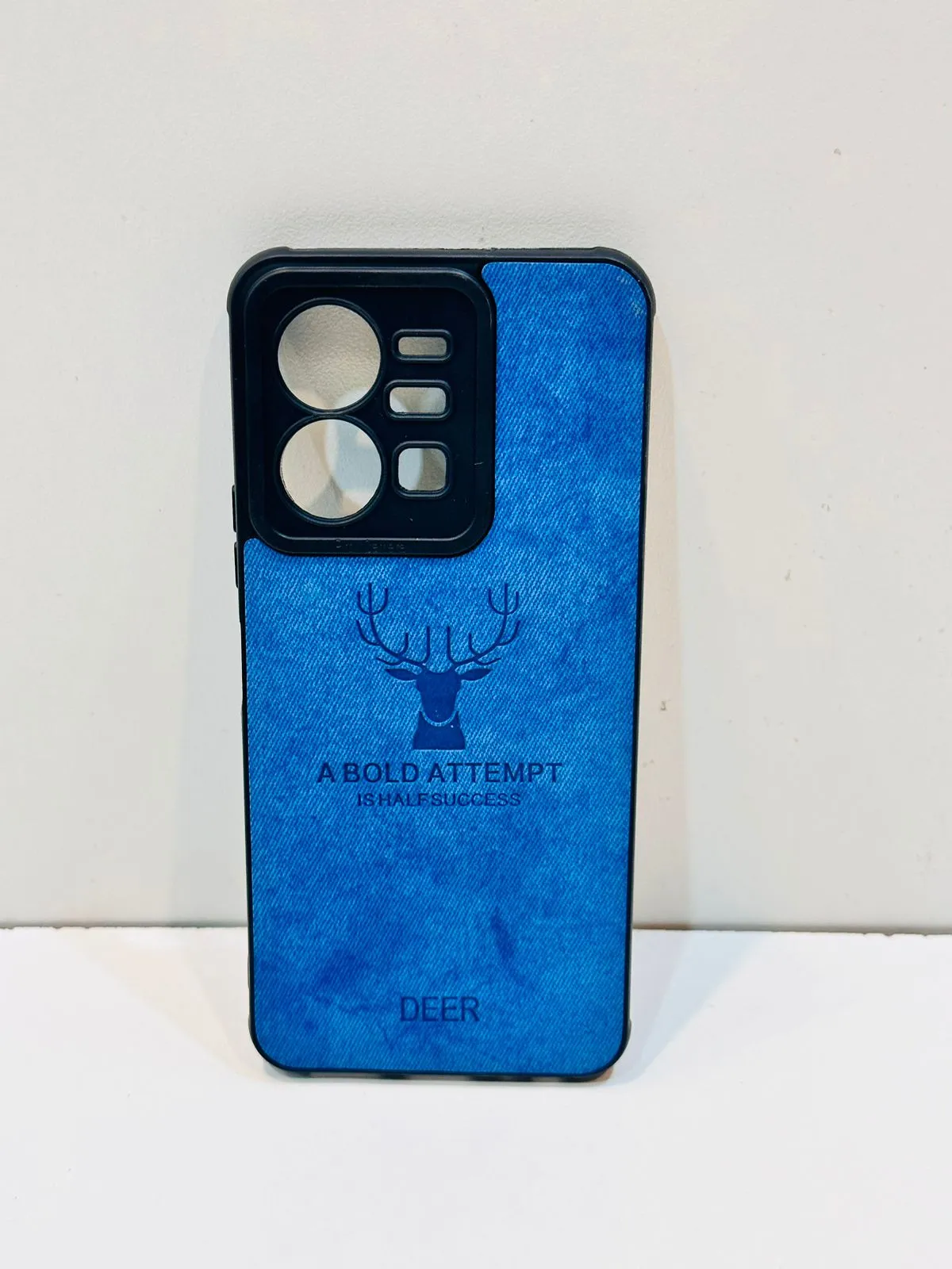 Vivo Y35 Hybrid Soft TPU Deer Pattern Leather Shockproof Case Cover Vivo Y35 Back Cover 7