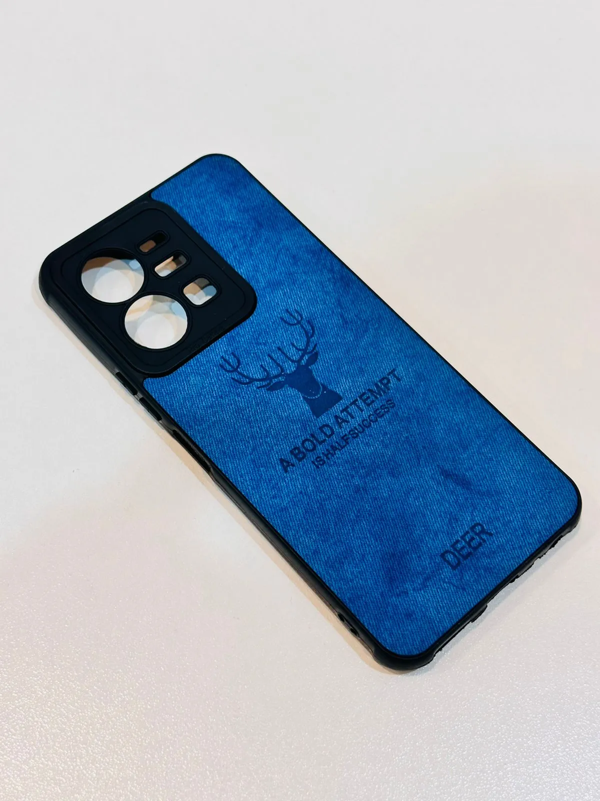 Vivo Y35 Hybrid Soft TPU Deer Pattern Leather Shockproof Case Cover Vivo Y35 Back Cover 8