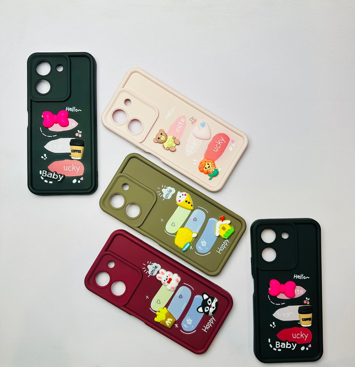 Lahore Mobile Pouch for Vivo Y36 (4G) Girls Back Cover - Luxury Back Cover - Creative Lovely 3D Doll - Vivo Y36 (4G) Dolls Case