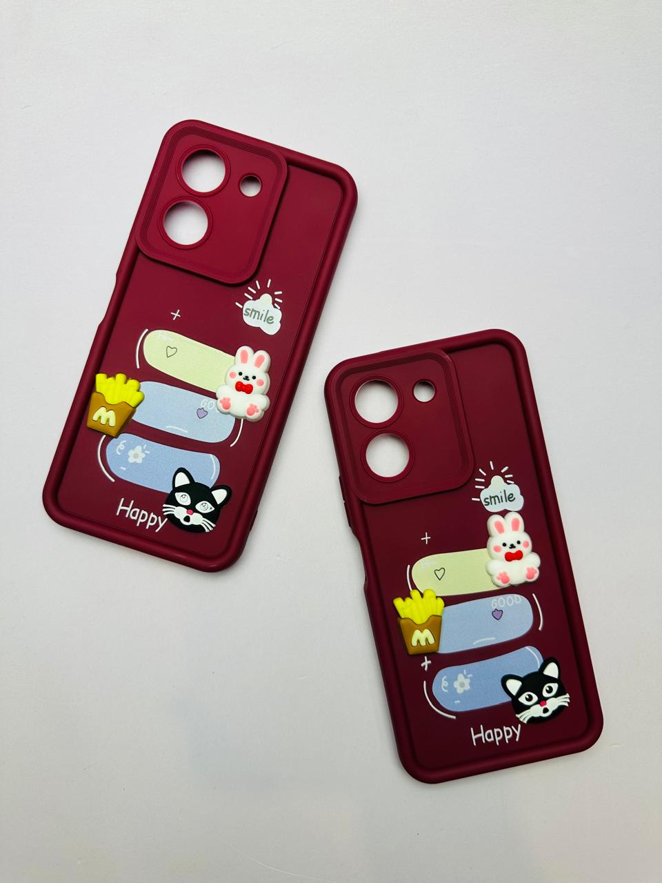 Lahore Mobile Pouch for Vivo Y36 (4G) Girls Back Cover - Luxury Back Cover - Creative Lovely 3D Doll - Vivo Y36 (4G) Dolls Case 3