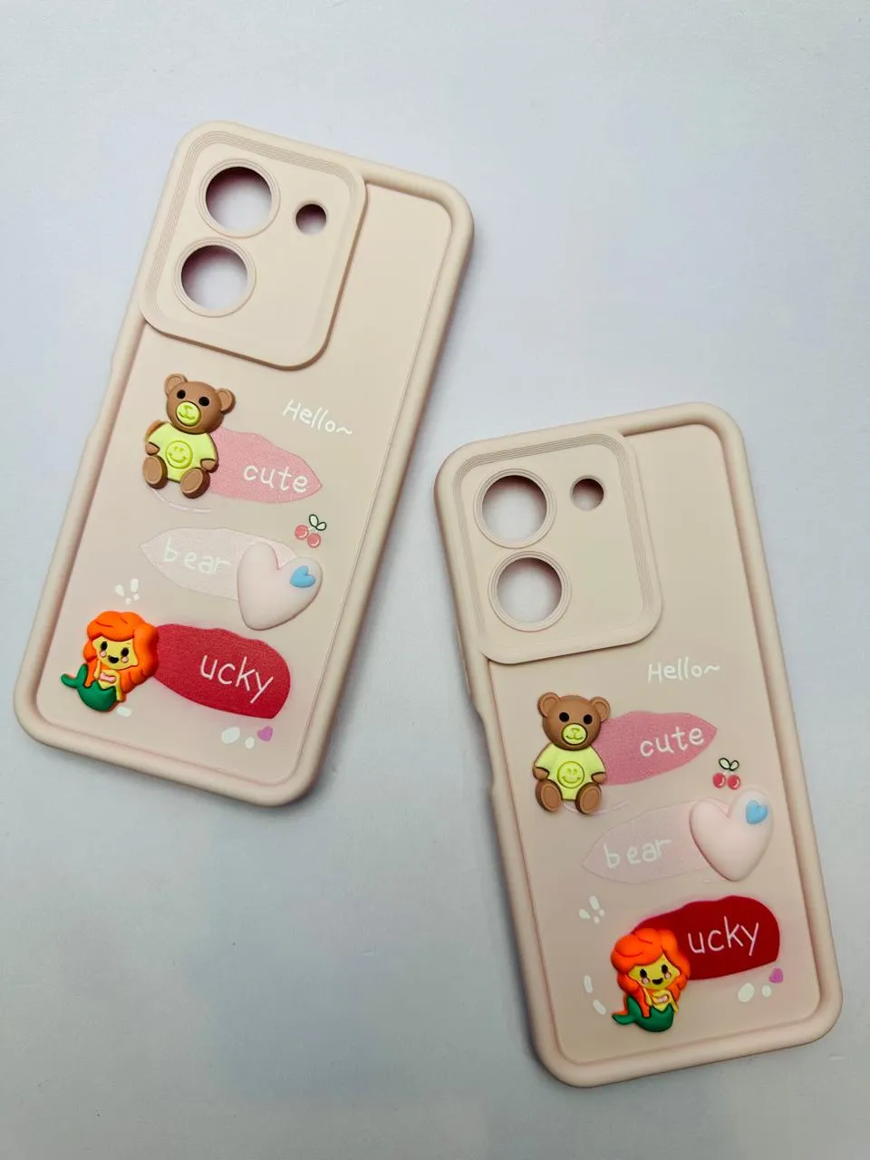 Vivo Y36 (4G) Girls Back Cover Luxury Back Cover Creative Lovely 3D Doll Vivo Y36 (4G) Dolls Case 4