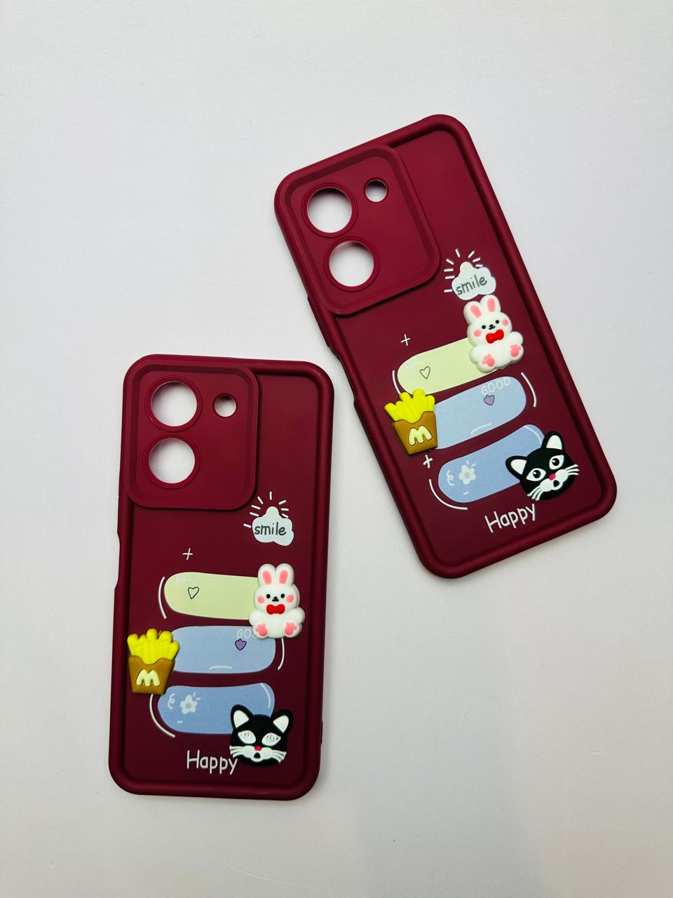 Lahore Mobile Pouch for Vivo Y36 (4G) Girls Back Cover - Luxury Back Cover - Creative Lovely 3D Doll - Vivo Y36 (4G) Dolls Case 6