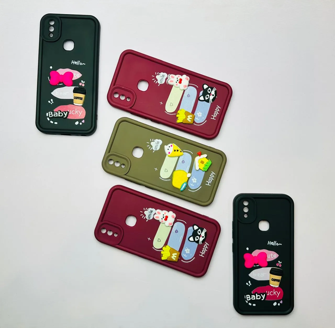 Lahore Mobile Pouch for Vivo Y85 / V9 / V9 Youth / V9 Pro Girls Back Cover - Luxury Back Cover - Creative Lovely 3D Doll - Vivo Y85 / V9 / V9 Youth / V9 Pro Dolls Case