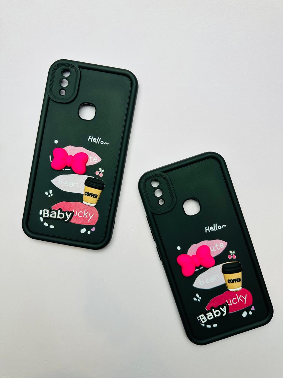 Lahore Mobile Pouch for Vivo Y85 / V9 / V9 Youth / V9 Pro Girls Back Cover - Luxury Back Cover - Creative Lovely 3D Doll - Vivo Y85 / V9 / V9 Youth / V9 Pro Dolls Case 2