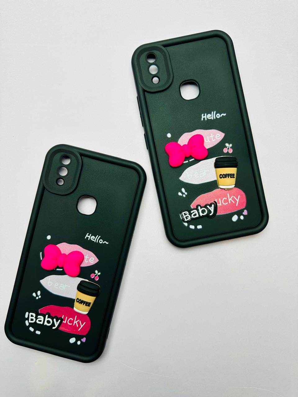 Lahore Mobile Pouch for Vivo Y85 / V9 / V9 Youth / V9 Pro Girls Back Cover - Luxury Back Cover - Creative Lovely 3D Doll - Vivo Y85 / V9 / V9 Youth / V9 Pro Dolls Case 3