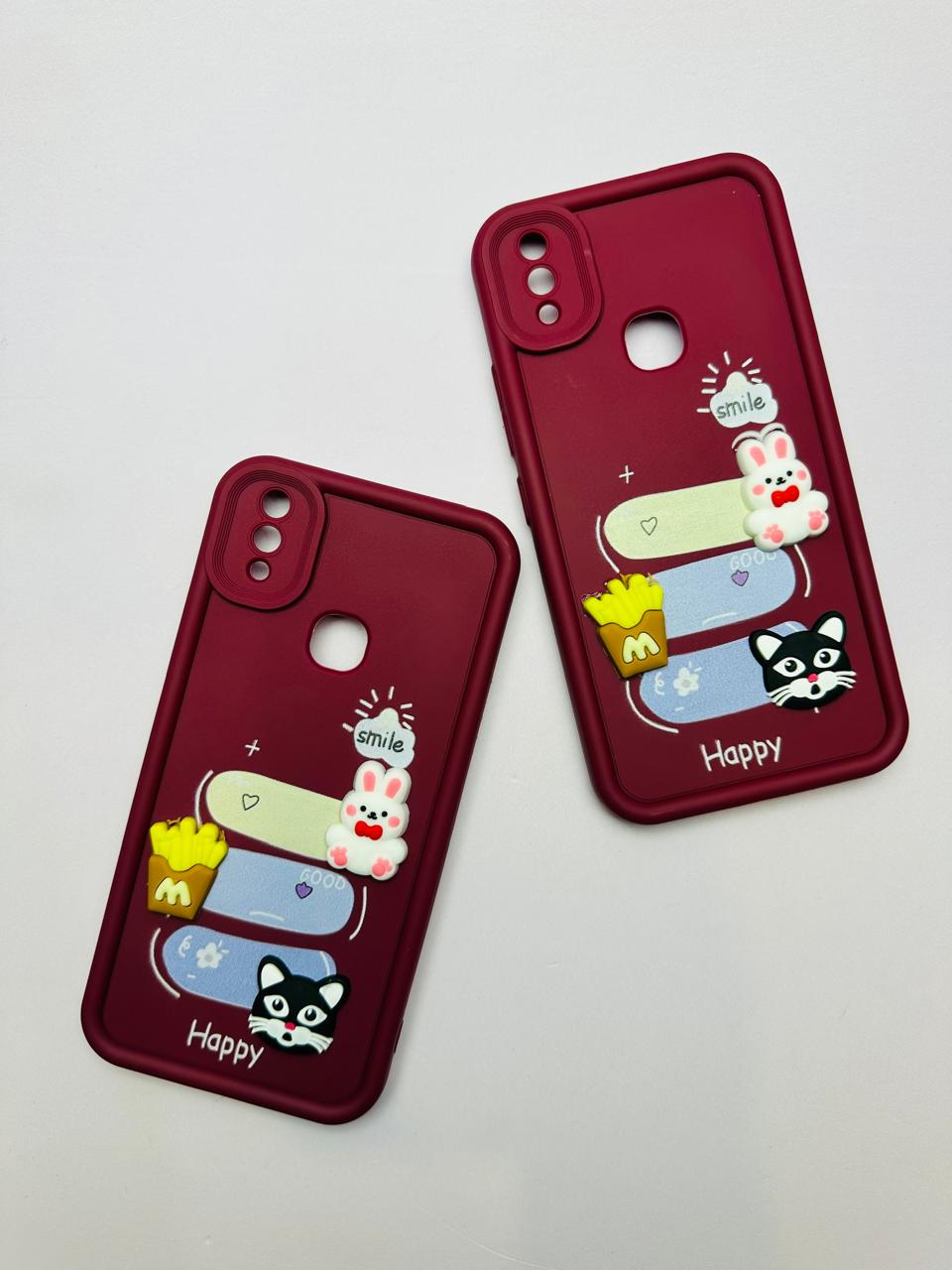 Lahore Mobile Pouch for Vivo Y85 / V9 / V9 Youth / V9 Pro Girls Back Cover - Luxury Back Cover - Creative Lovely 3D Doll - Vivo Y85 / V9 / V9 Youth / V9 Pro Dolls Case 5